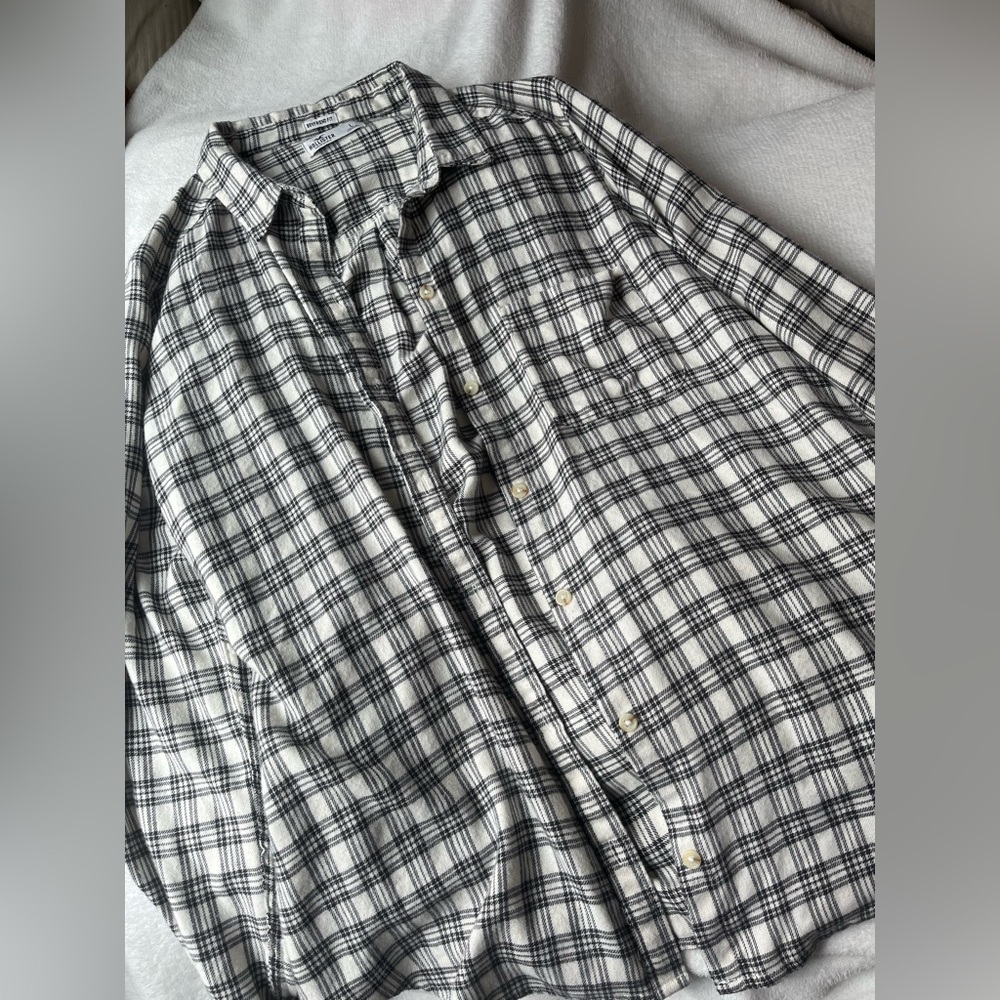 Hollister Boyfriend-Fit Flannel